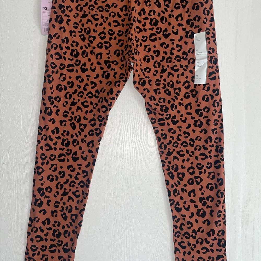 Wild Fable womens Animal Print Leggings - Brown and Black medium